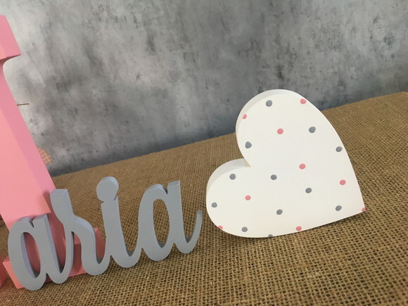 Jardim Encantado - Nomes Personalizados + CORAÇÃO