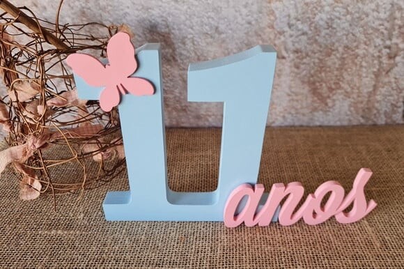 Jardim Encantado - Números Personalizados