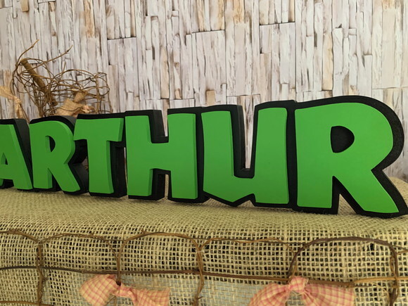 Jurassic Park - Letras de mdf -nomes