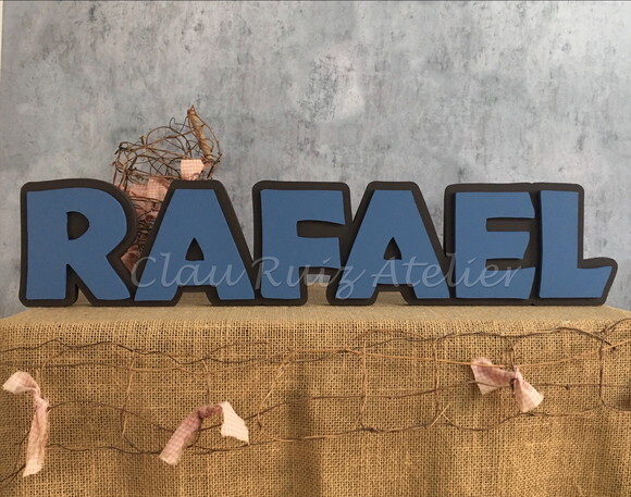 Jurassic Park - Letras de MDF -Nomes