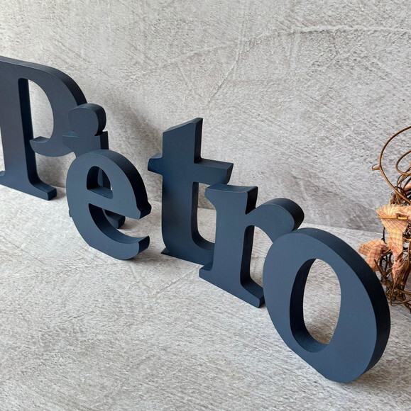 Letras Bastão Decorativas - Nome em Mdf- Quarto de Bebê