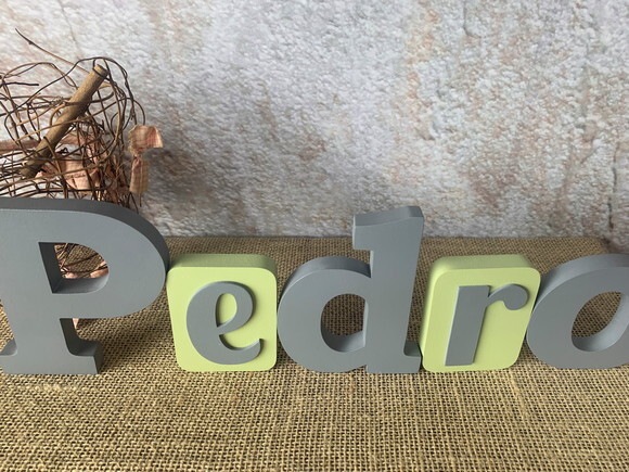 Letras de mdf - Blocos