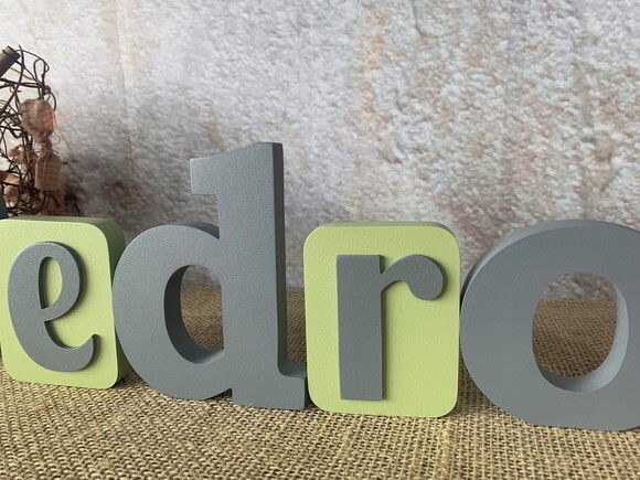 Letras de mdf - Blocos