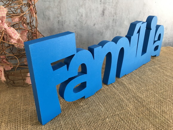 LETRAS DE MDF - FAMÍLIA