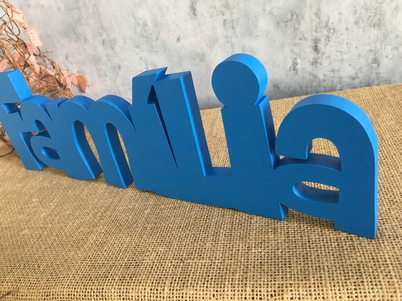 LETRAS DE MDF - FAMÍLIA