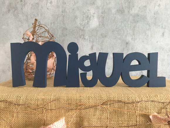 Letras de MDF -Nomes
