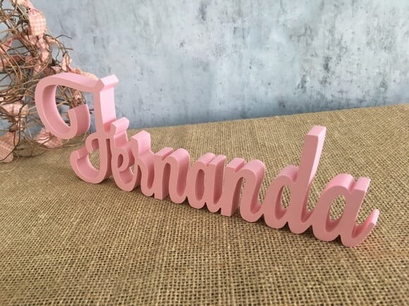 Letras de MDF -Nomes