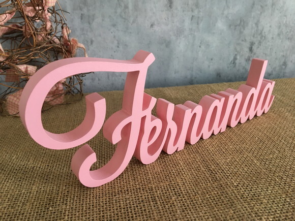 Letras de MDF -Nomes