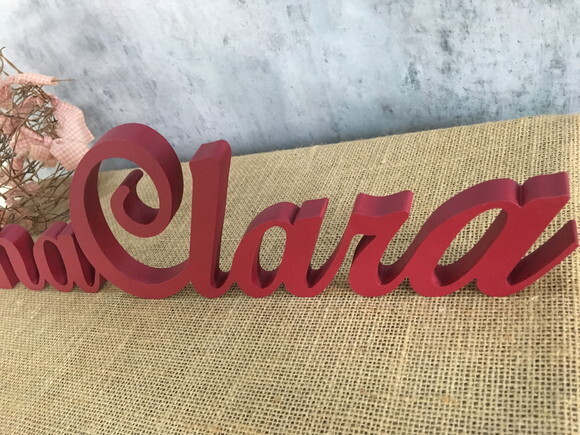 Letras de MDF -Nomes