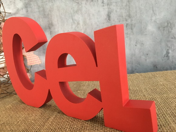 Letras de MDF -Nomes