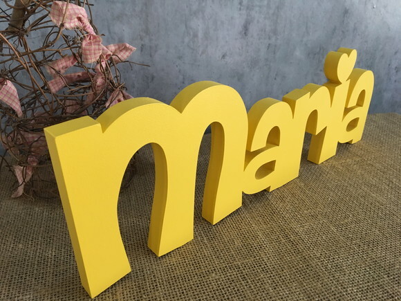 Letras de MDF -Nomes