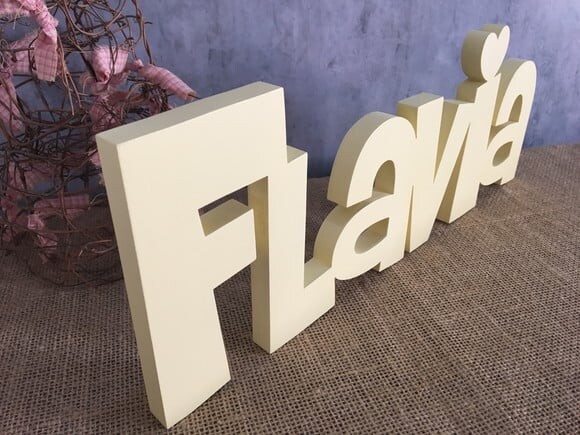 Letras de MDF -Nomes