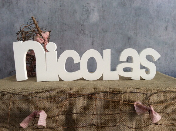 Letras de MDF -Nomes