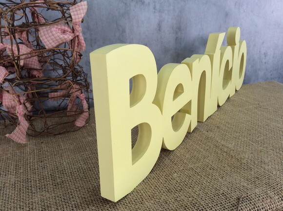 Letras de MDF -Nomes