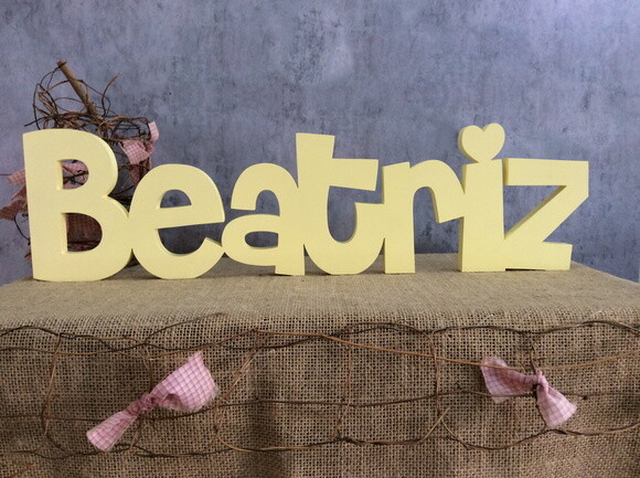 Letras de MDF -Nomes