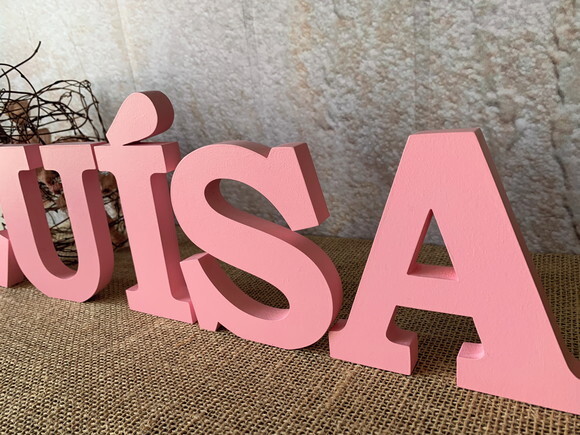 Letras de mdf -nomes - Letras Bastão