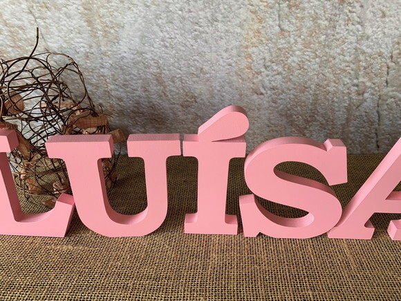 Letras de mdf -nomes - Letras Bastão