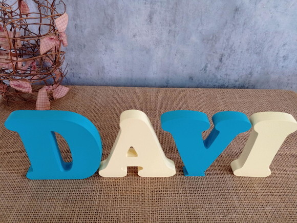 Letras de MDF -Nomes - Letras Bastão