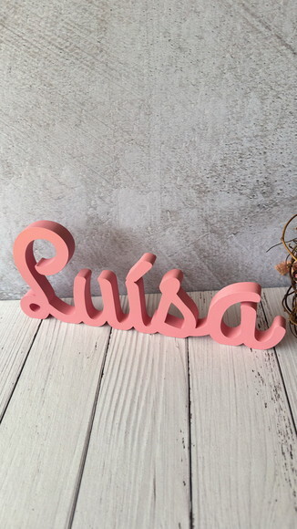 Letras de mdf -nomes - Letras Cursivas