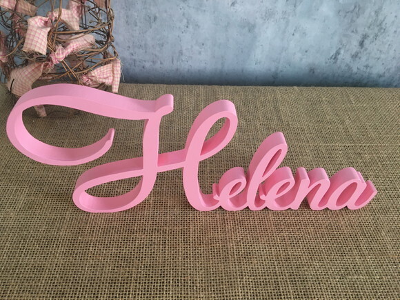 Letras de mdf -nomes - Letras Cursivas