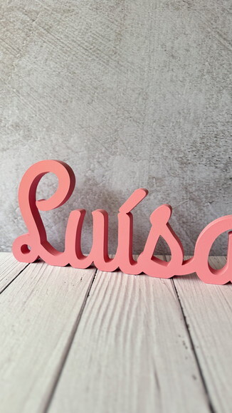 Letras de mdf -nomes - Letras Cursivas
