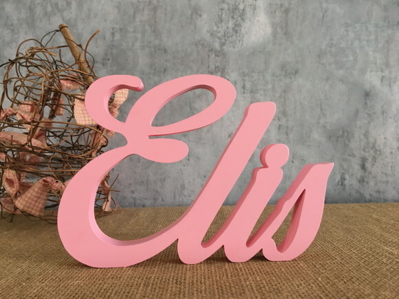 Letras de mdf -nomes - Letras Cursivas
