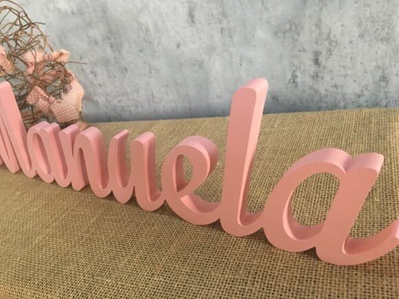 Letras de mdf -nomes - Letras Cursivas