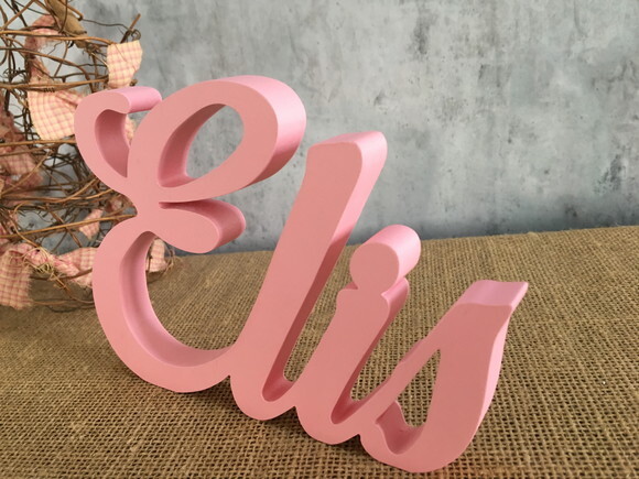 Letras de mdf -nomes - Letras Cursivas