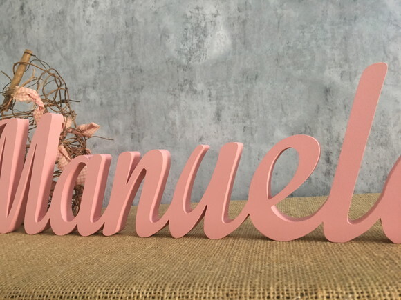 Letras de mdf -nomes - Letras Cursivas