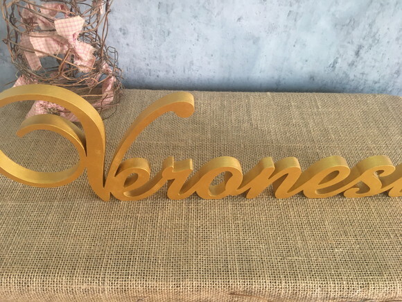 Letras de MDF -Nomes - Letras Cursivas