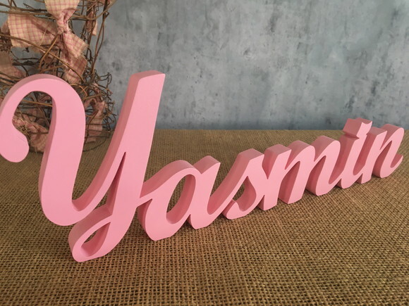Letras de MDF -Nomes - Letras Cursivas