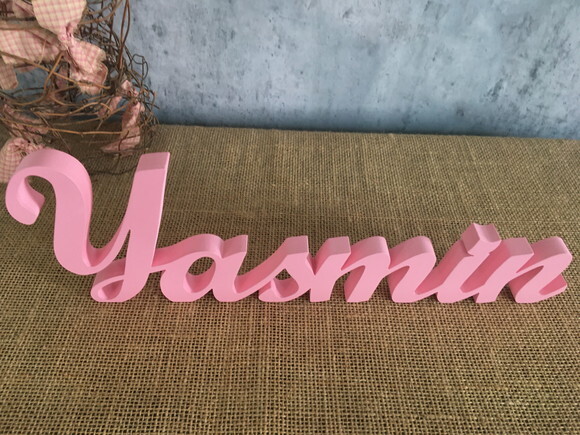 Letras de MDF -Nomes - Letras Cursivas