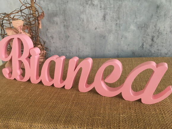 Letras de MDF -Nomes - Letras Cursivas