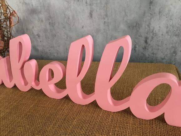 Letras de MDF -Nomes - Letras Cursivas