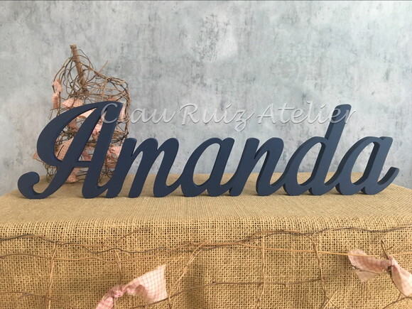 Letras de MDF -Nomes - Letras Cursivas
