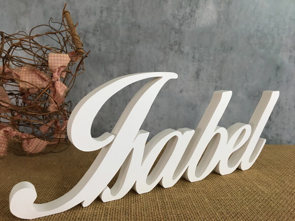Letras de MDF -Nomes - Letras Cursivas