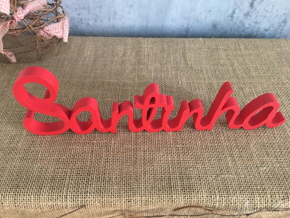 Letras de MDF -Nomes - Letras Cursivas