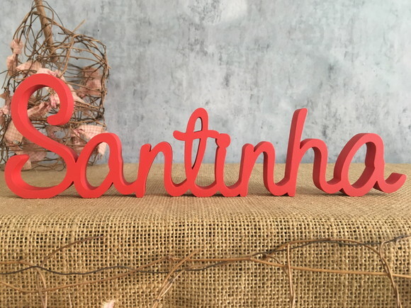 Letras de MDF -Nomes - Letras Cursivas