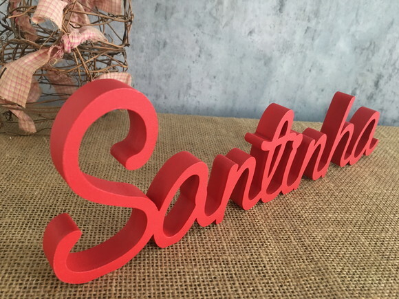 Letras de MDF -Nomes - Letras Cursivas