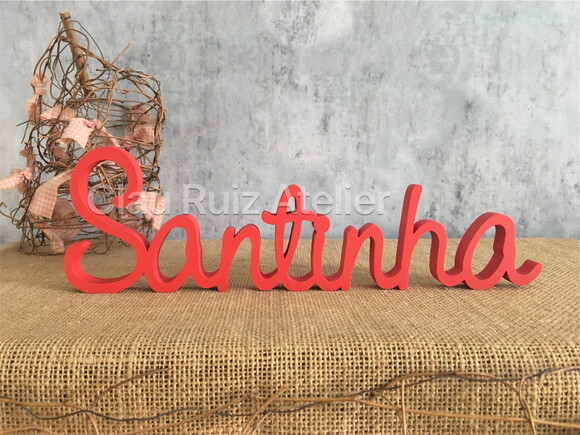 Letras de MDF -Nomes - Letras Cursivas