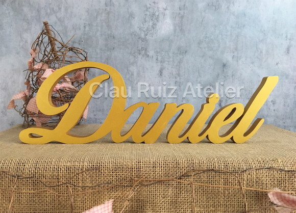 Letras de MDF -Nomes - Letras Cursivas