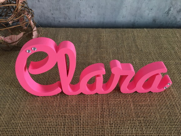 Letras de MDF -Nomes - Letras Cursivas