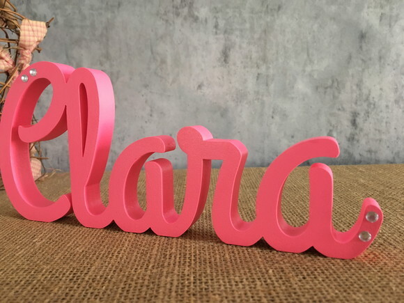 Letras de MDF -Nomes - Letras Cursivas