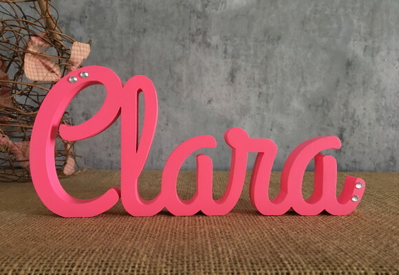 Letras de MDF -Nomes - Letras Cursivas