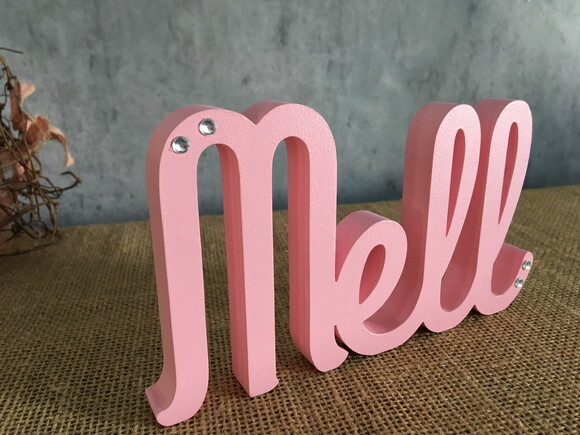 Letras de MDF -Nomes - Letras Cursivas