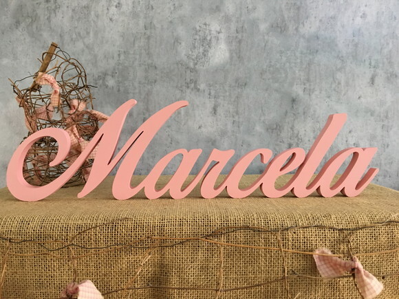 Letras de MDF -Nomes - Letras Cursivas