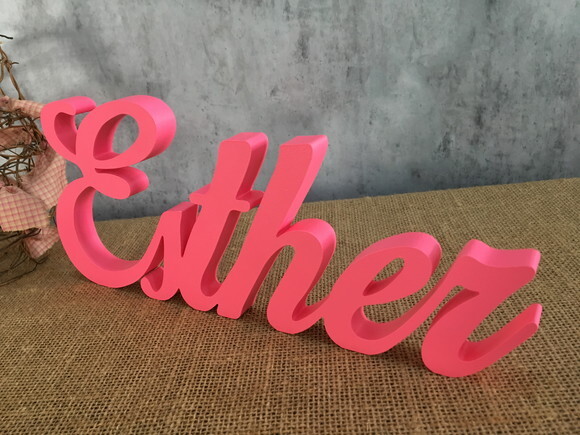 Letras de MDF -Nomes - Letras Cursivas
