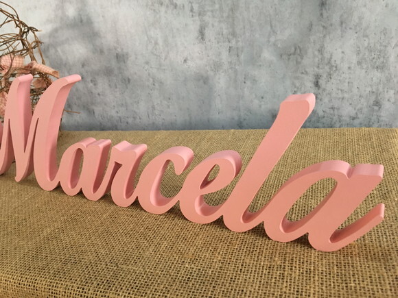 Letras de MDF -Nomes - Letras Cursivas