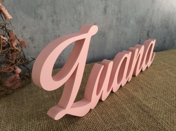 Letras de MDF -Nomes - Letras Cursivas