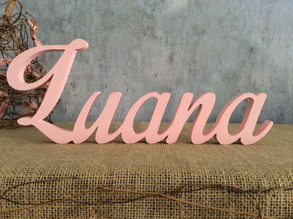 Letras de MDF -Nomes - Letras Cursivas